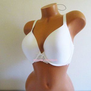 38DDD VICTORIA'S SECRET Dream Angels Perfect Coverage Full Bra Smooth White